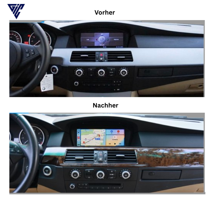 BMW E60/E61 CarPlay & Android Navigationsdisplay CCC