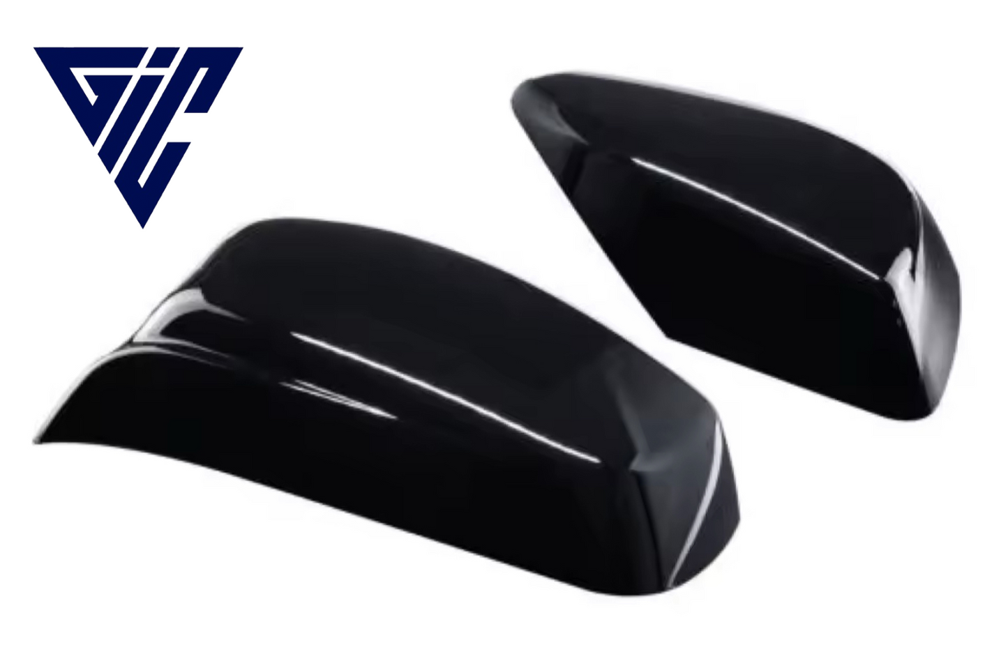 Spiegelkappen im M-Stil – Glänzend Schwarz für BMW 5er E60/E61 (2004–2007)