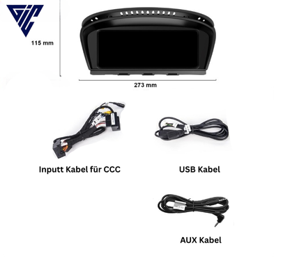 BMW E60/E61 CarPlay & Android Navigationsdisplay CCC