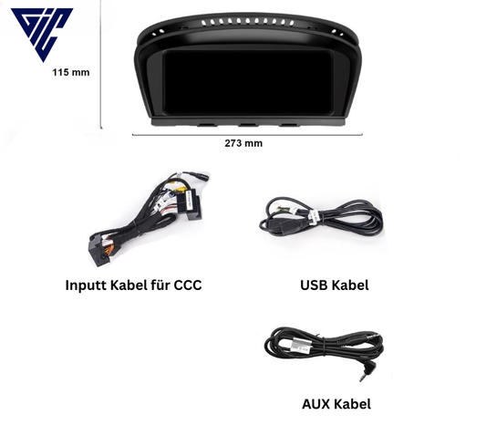 BMW E60/E61 CarPlay & Android Navigationsdisplay CCC