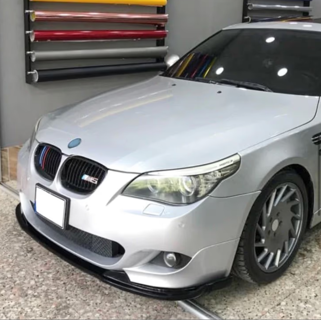 Frontschürzen-Spoilerlippe für BMW E60/E61 M-Paket – Schwarz